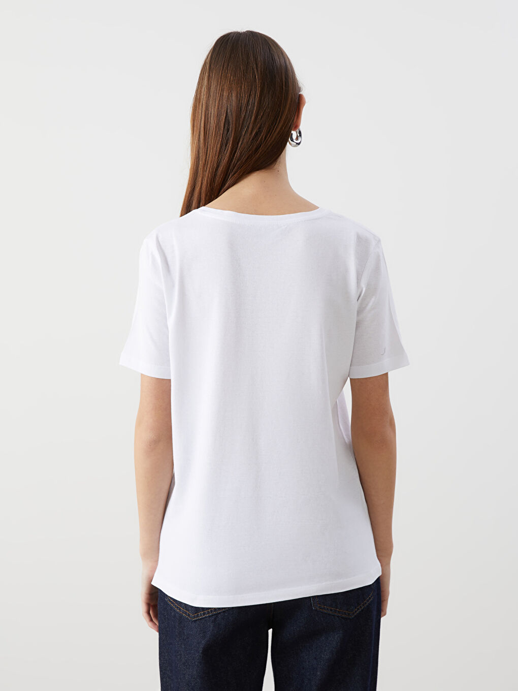 V-Neck Women's T-Shirt -S5I278Z8-J5E
