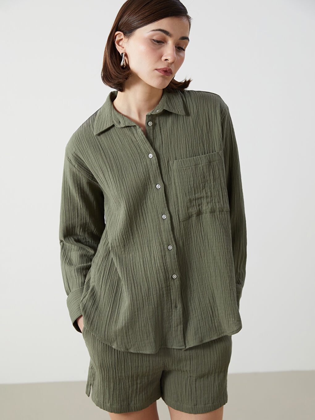 Loose Fit Women Shirt -S5I323Z8-Z3V