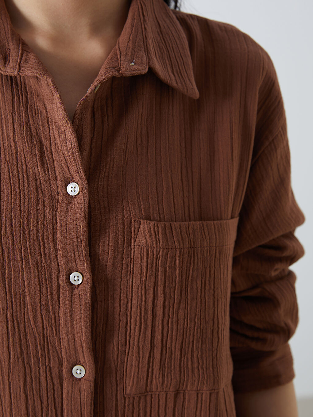 قميص نساء مجعد-2