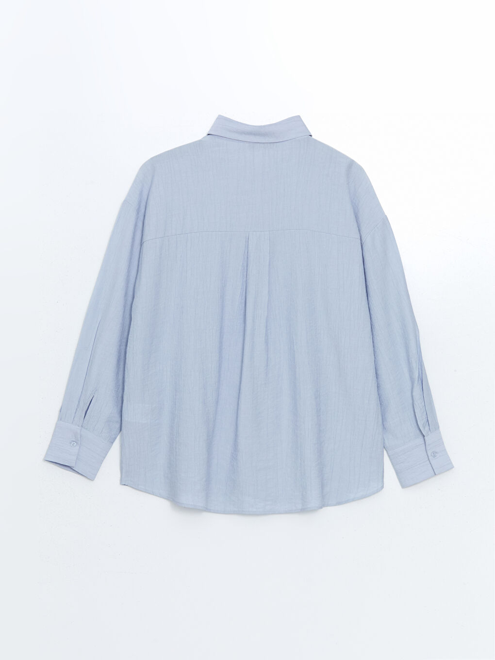 LCW Vision Yeşil Dokulu Oversize Kadın Gömlek - 5