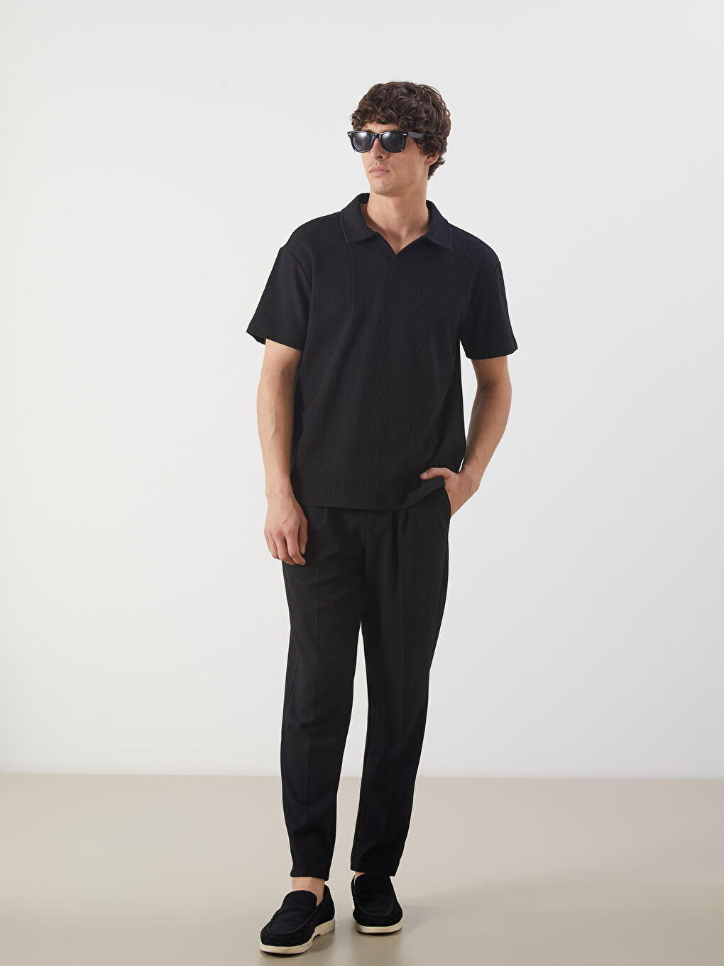 LCW Vision Men's Polo Neck T-Shirt -S5I345Z8-CVL