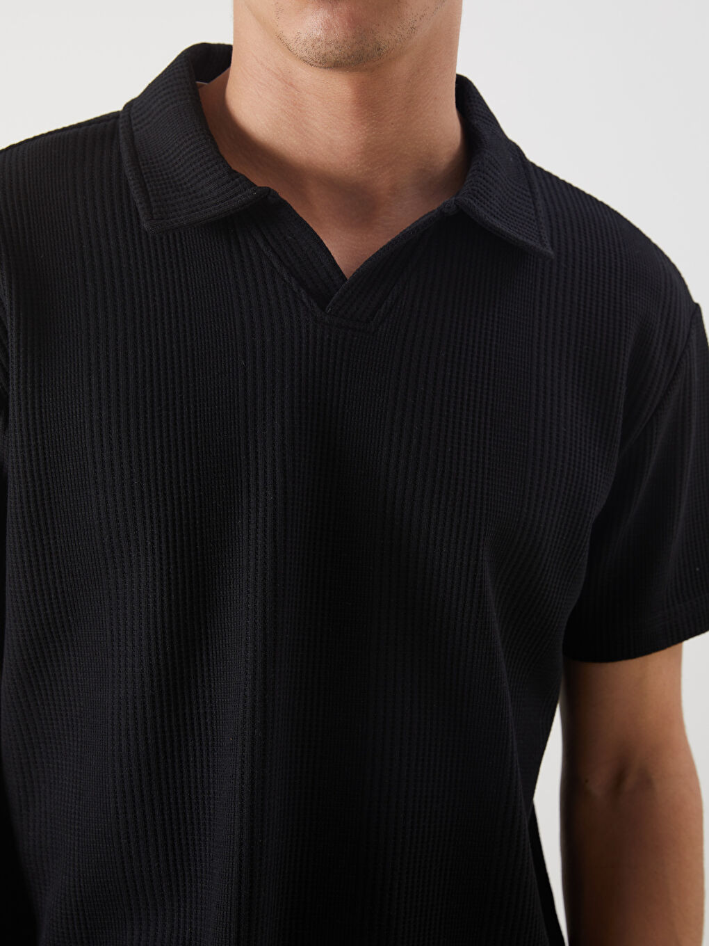 LCW Vision Men's Polo Neck T-Shirt -S5I345Z8-CVL
