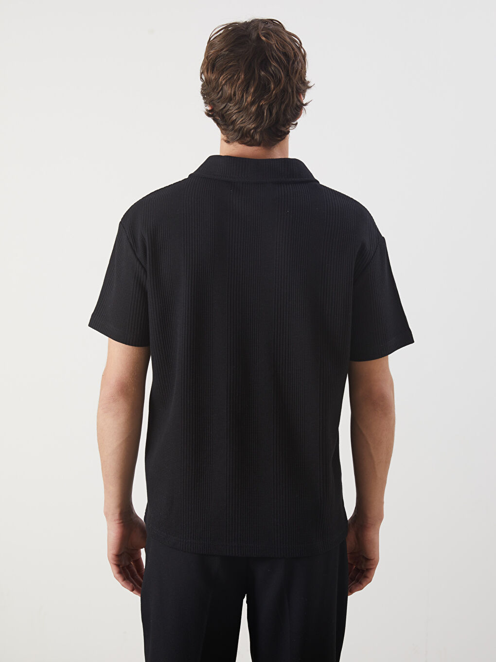 LCW Vision Men's Polo Neck T-Shirt -S5I345Z8-CVL