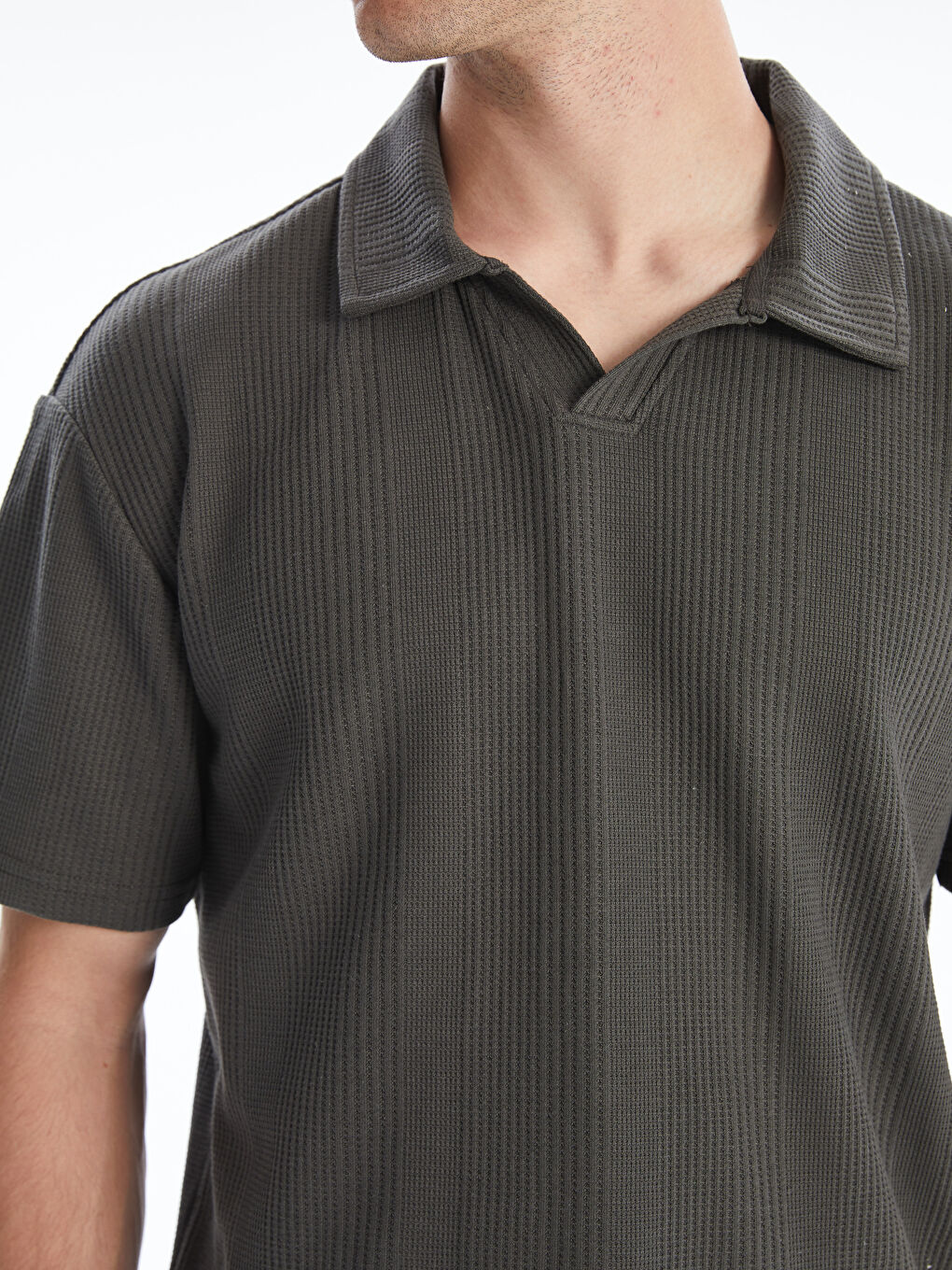 LCW Vision Men's Polo Neck T-Shirt -S5I345Z8-CYP