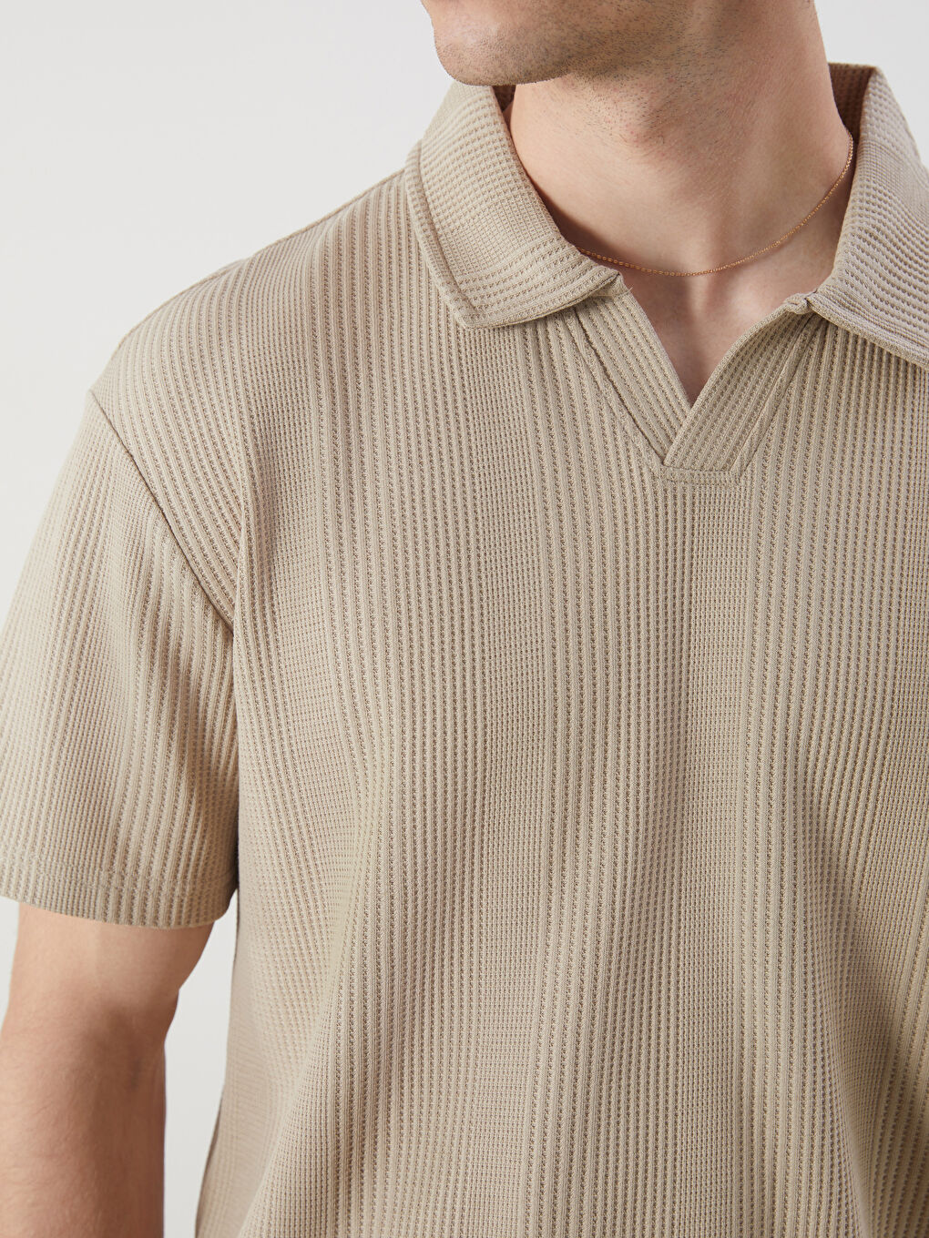 LCW Vision Men's Polo Neck T-Shirt -S5I345Z8-HZZ