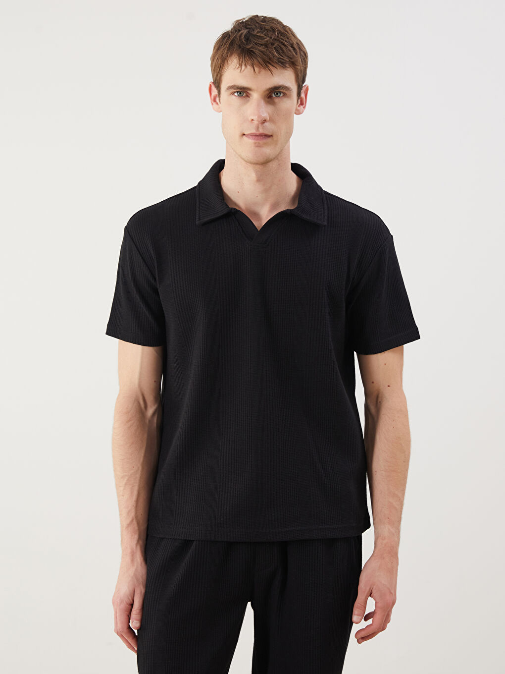 LCW Vision Men's Polo Neck T-Shirt -S5I345Z8-CVL