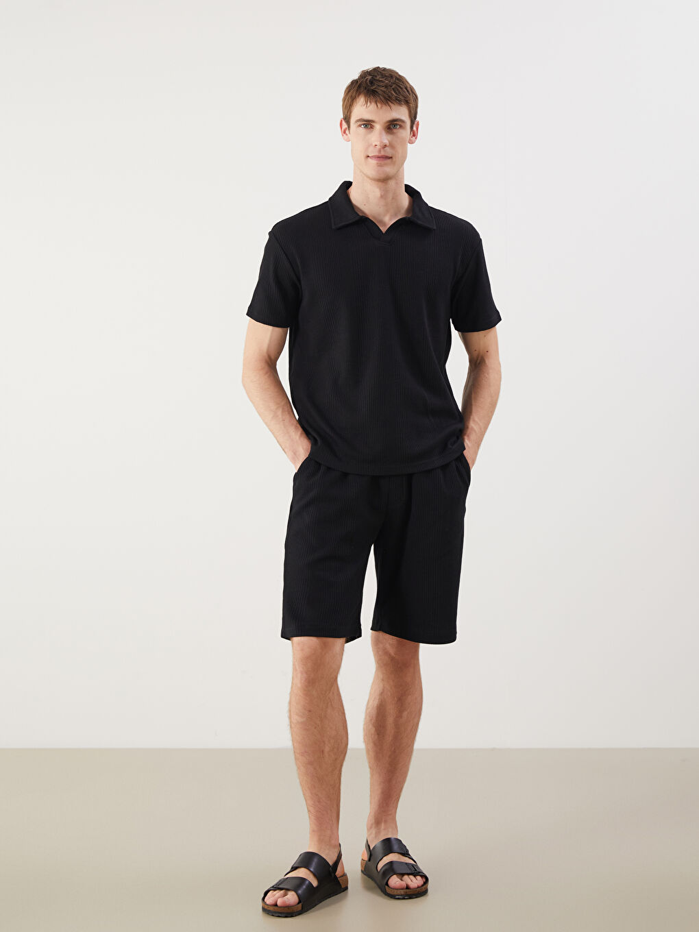 LCW Vision Men's Polo Neck T-Shirt -S5I345Z8-CVL