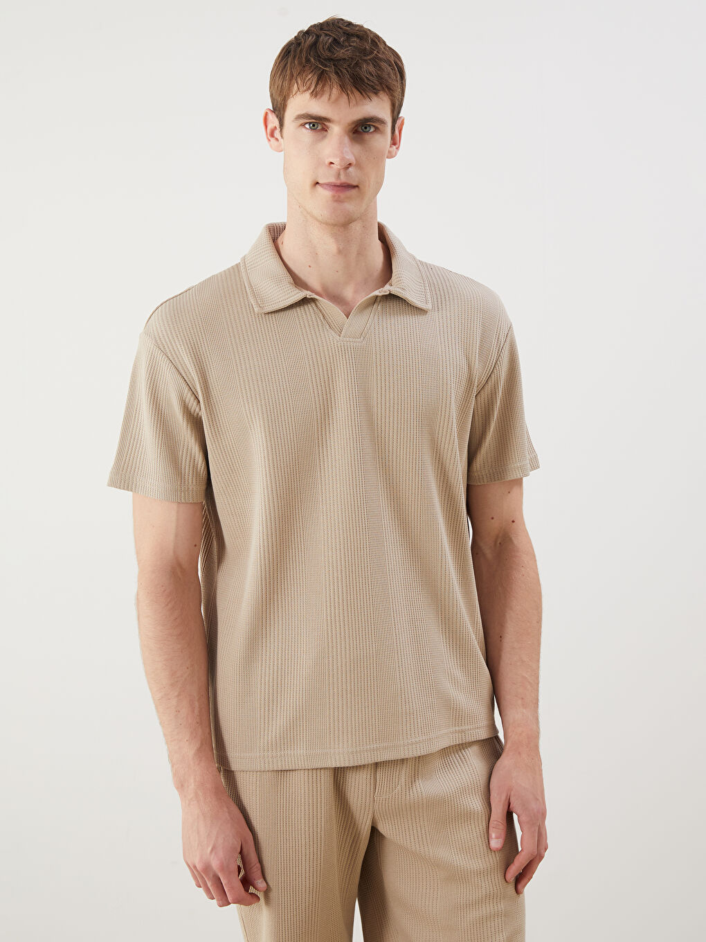 LCW Vision Men's Polo Neck T-Shirt -S5I345Z8-HZZ
