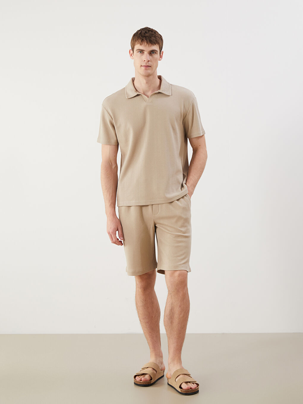 LCW Vision Men's Polo Neck T-Shirt -S5I345Z8-HZZ