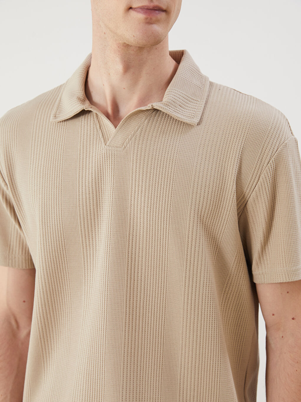 LCW Vision Men's Polo Neck T-Shirt -S5I345Z8-HZZ