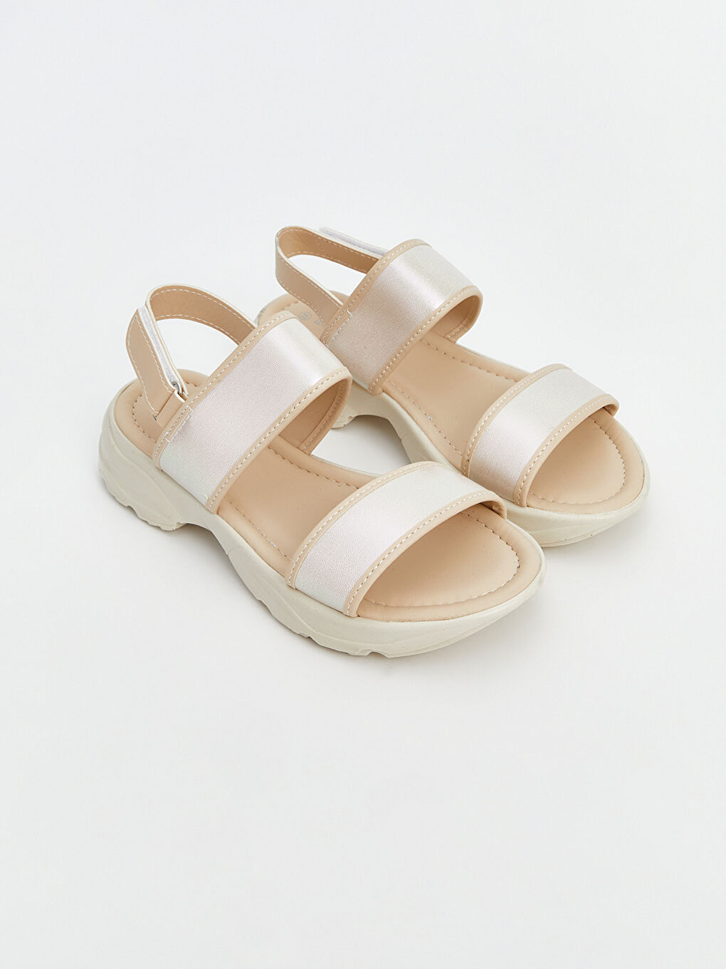 Girls Sandals With Double Straps Velcro -S5I365Z4-R9J