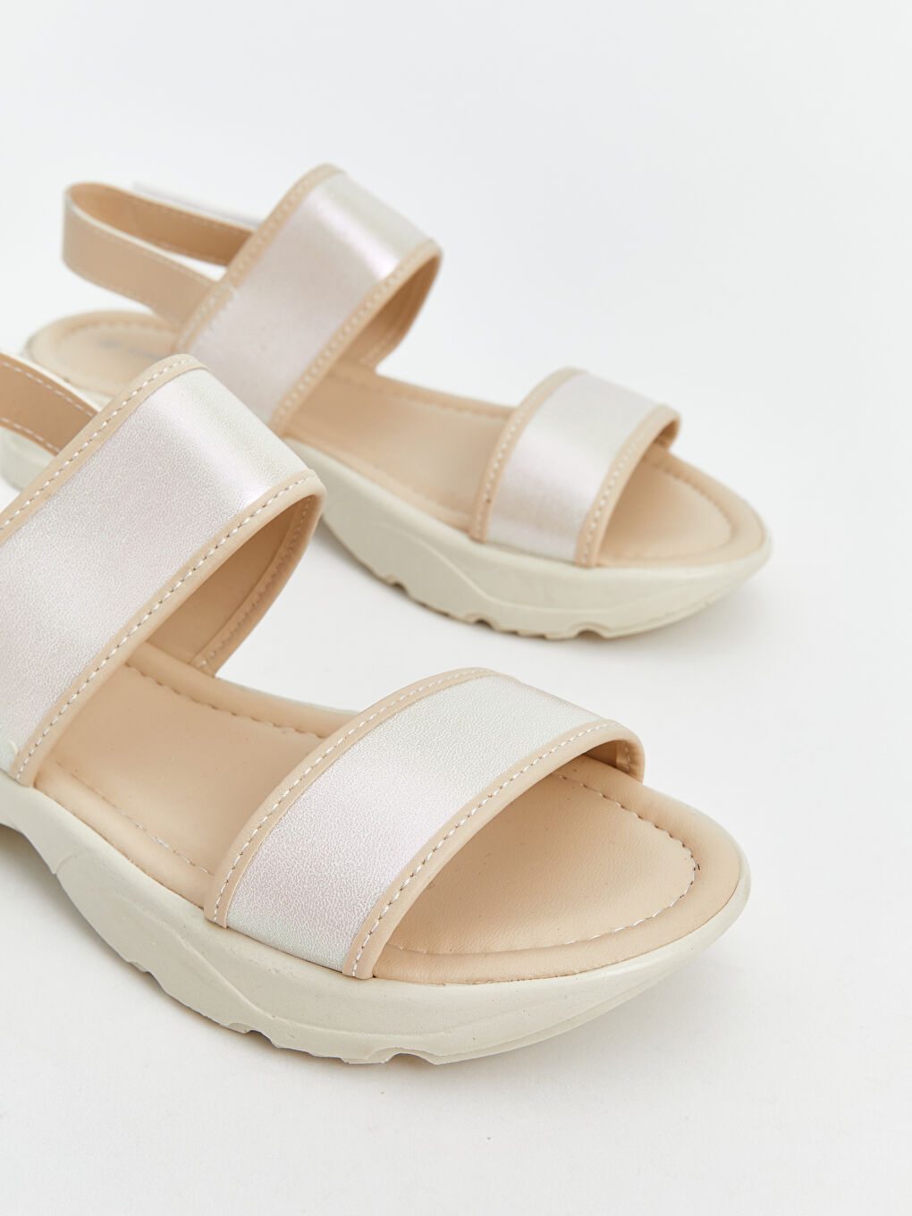 Girls Sandals With Double Straps Velcro -S5I365Z4-R9J