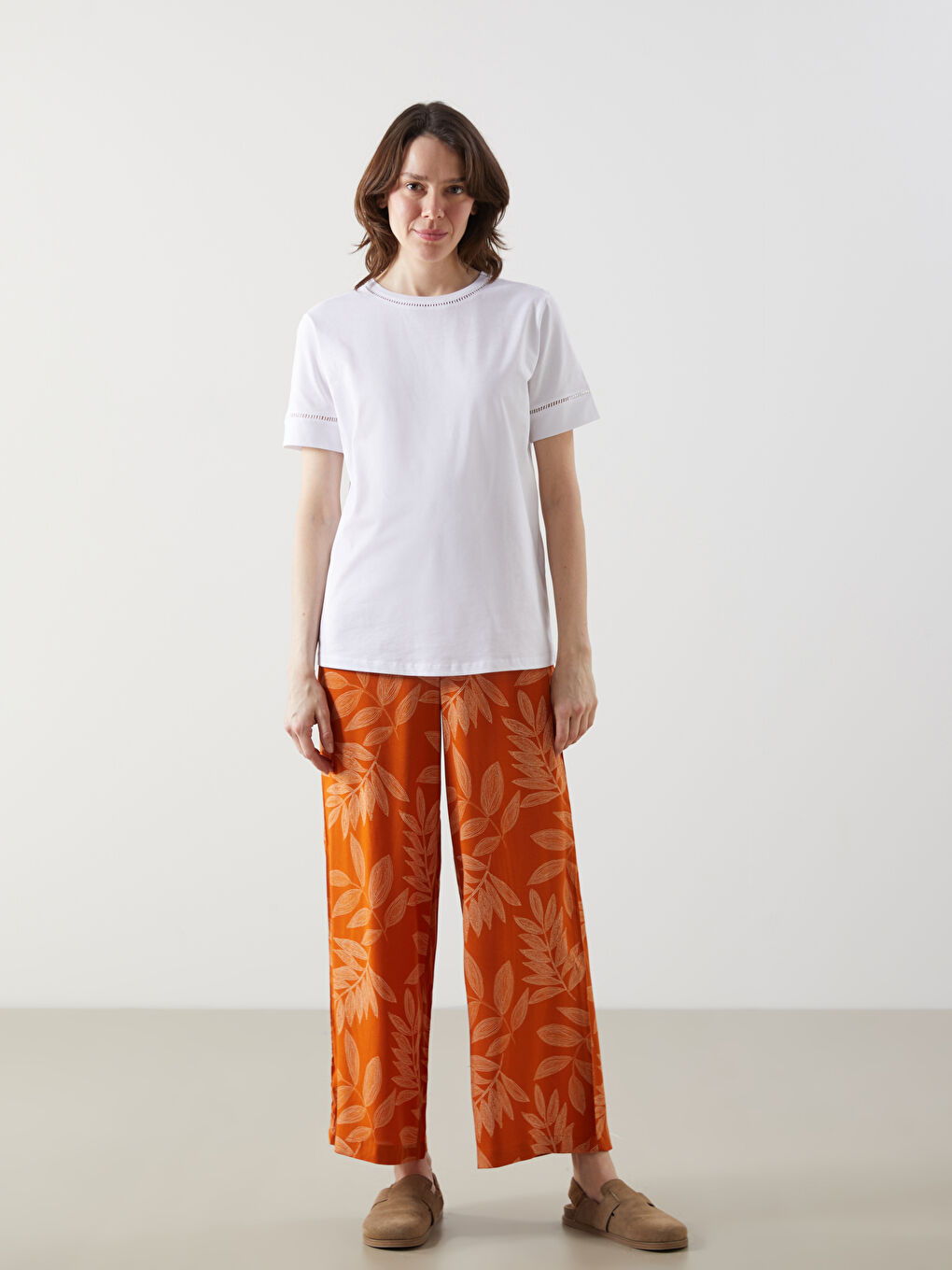 Crew Neck Women's T-Shirt -S5I376Z8-Q6K