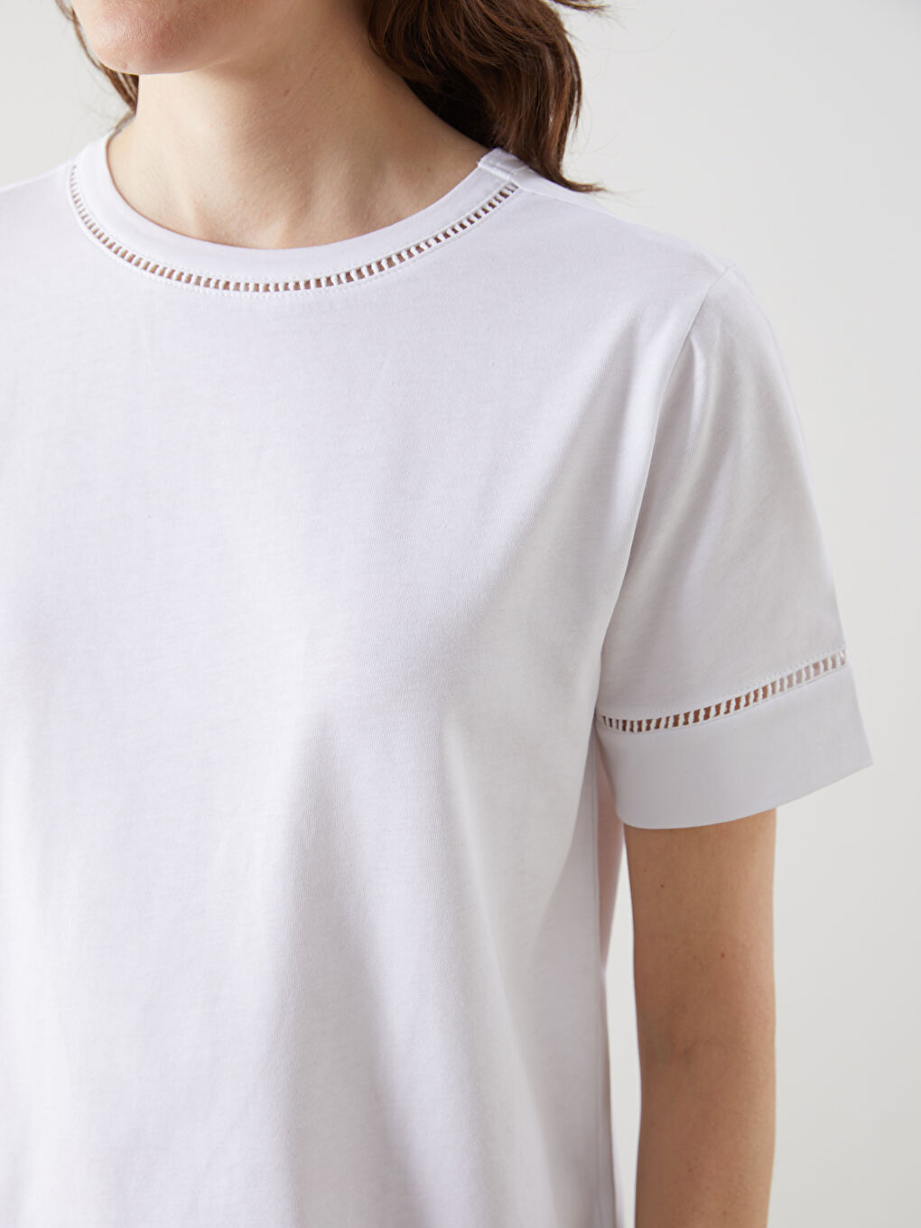 Crew Neck Women's T-Shirt -S5I376Z8-Q6K