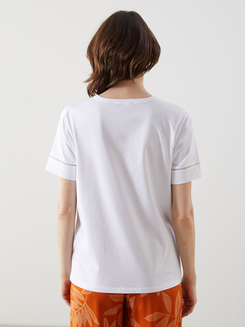 Crew Neck Women's T-Shirt -S5I376Z8-Q6K