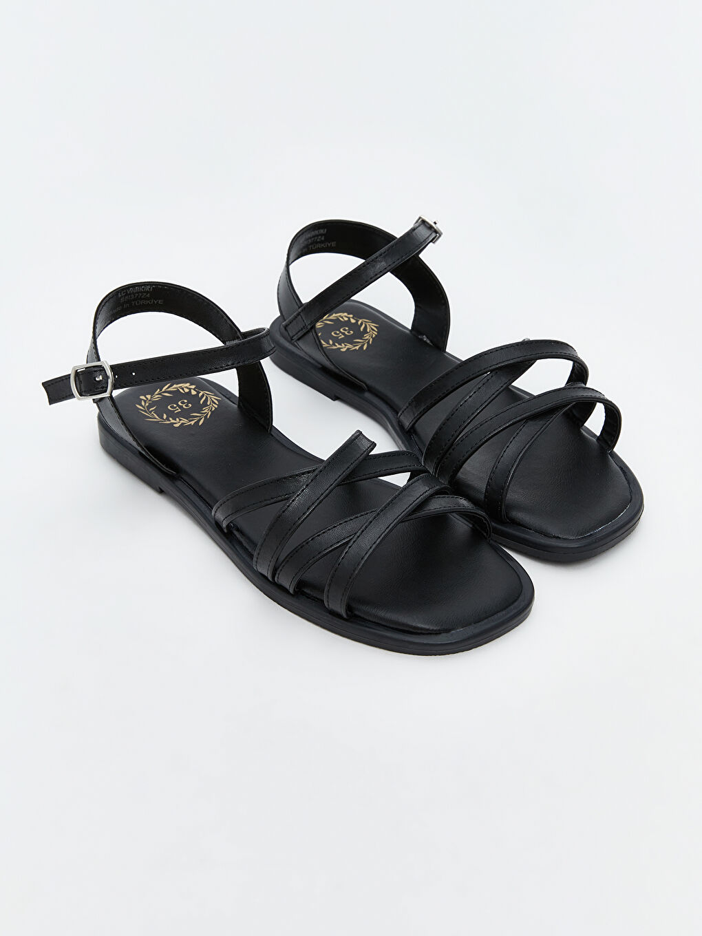 LCW STEPS Leather Look Girl's Sandals -S5I377Z4-HUC