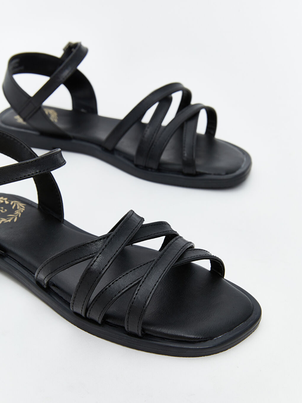 LCW STEPS Leather Look Girl's Sandals -S5I377Z4-HUC