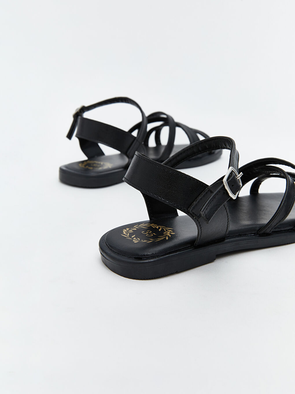 LCW STEPS Leather Look Girl's Sandals -S5I377Z4-HUC