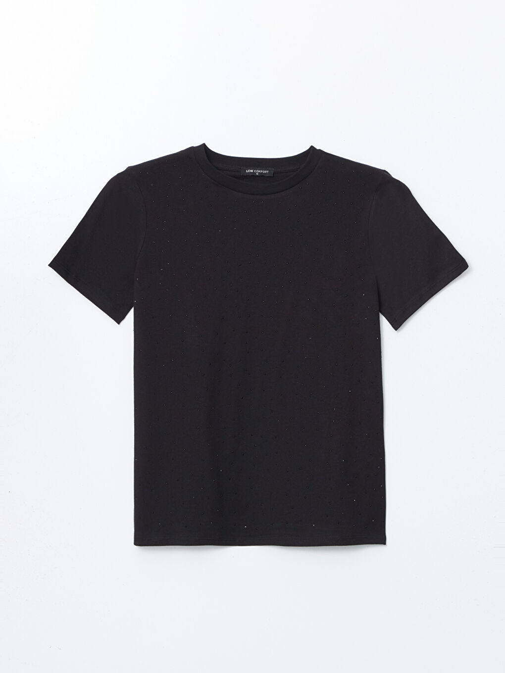 Crew Neck Studded Women'S T-Shirt -S5I380Z8-CVL