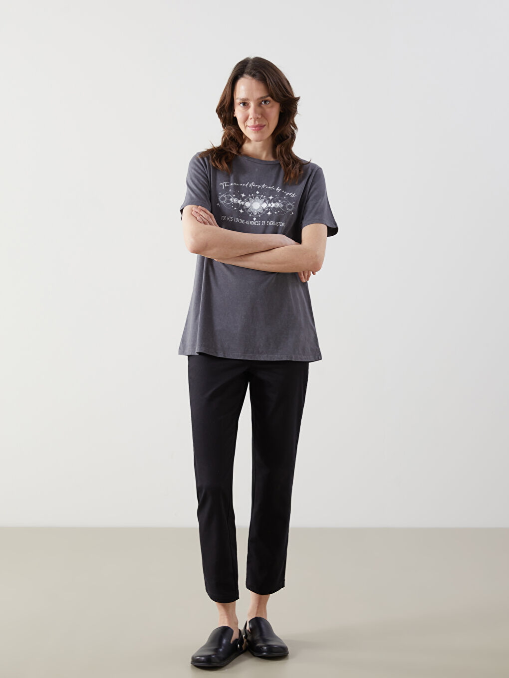 Crew Neck Women's T-Shirt -S5I389Z8-SFS