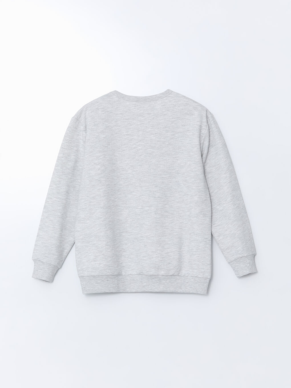 Bej Bisiklet Yaka Kaplan Baskılı Erkek Çocuk Sweatshirt-1