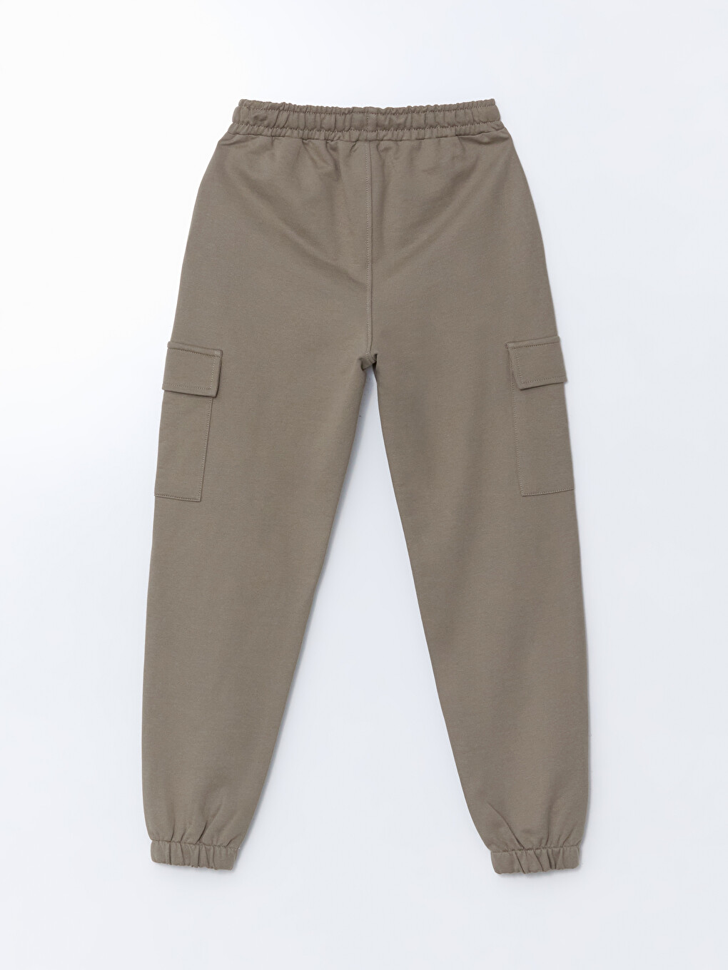 Kahverengi Beli Lastikli Erkek Çocuk Jogger Eşofman Altı-1