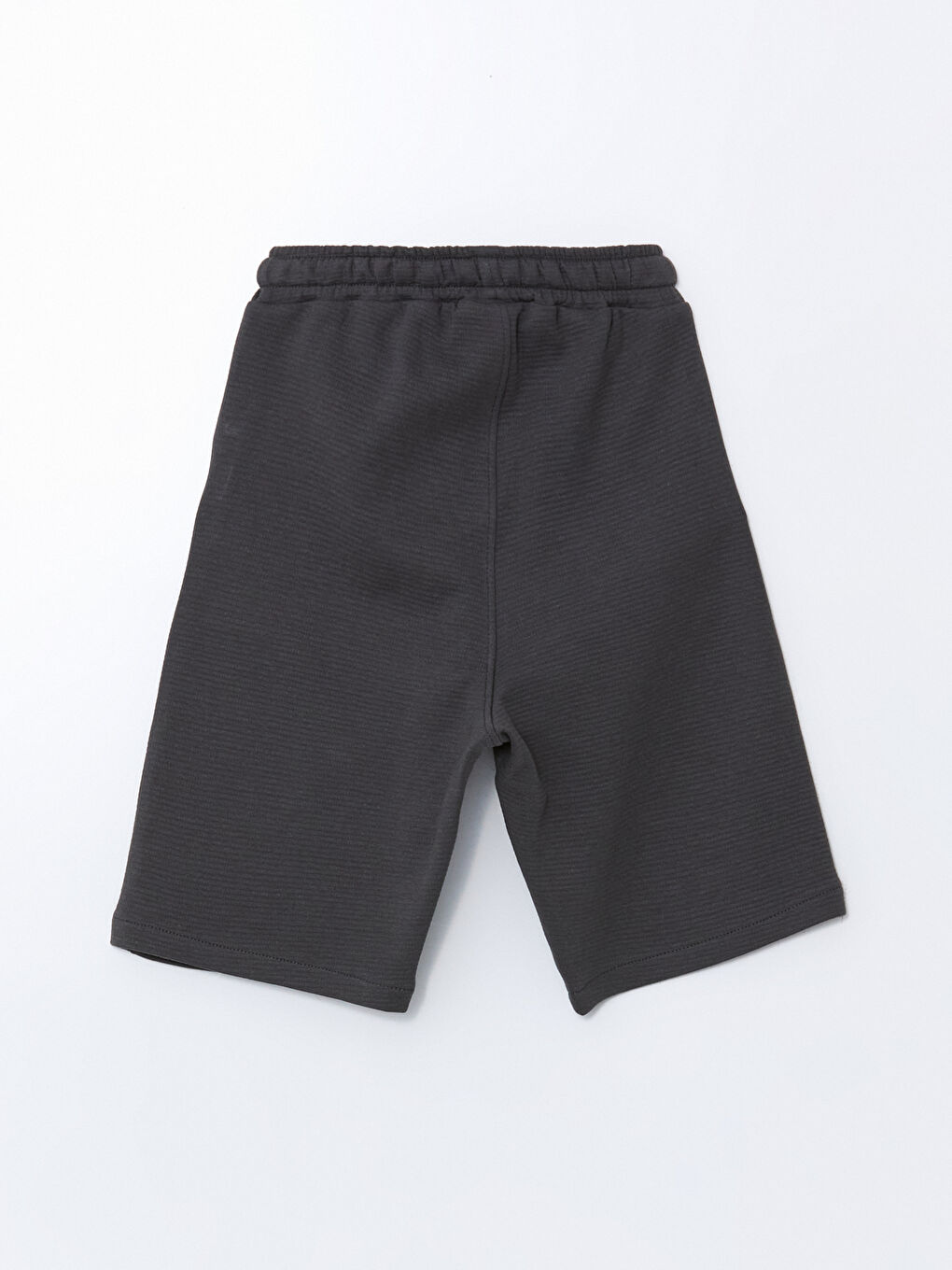 Antrasit Beli Lastikli Cepli Erkek Çocuk Şort-2
