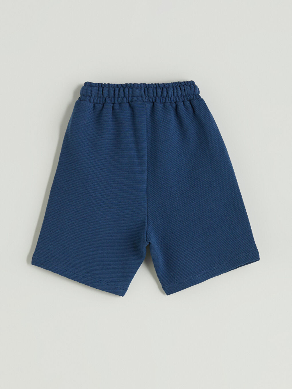 İndigo Beli Lastikli Erkek Çocuk Şort-1