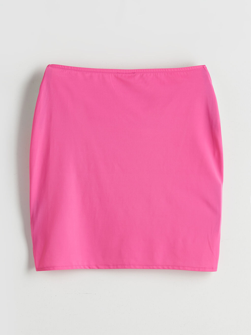 Pembe Beli Lastikli Büzgülü Kadın Pareo-5