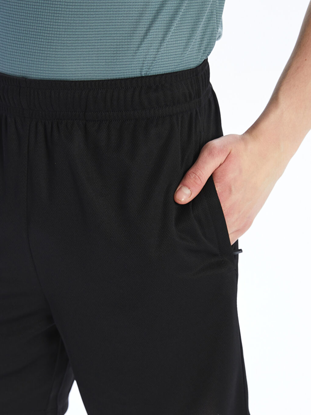 Slim fit muške sportske pantalone  -S5I508Z8-CVL