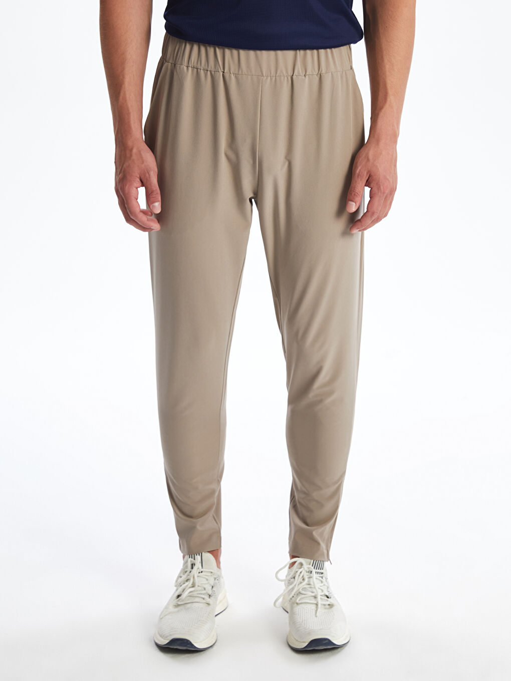 Kahverengi Slim Fit Erkek Eşofman Altı-1