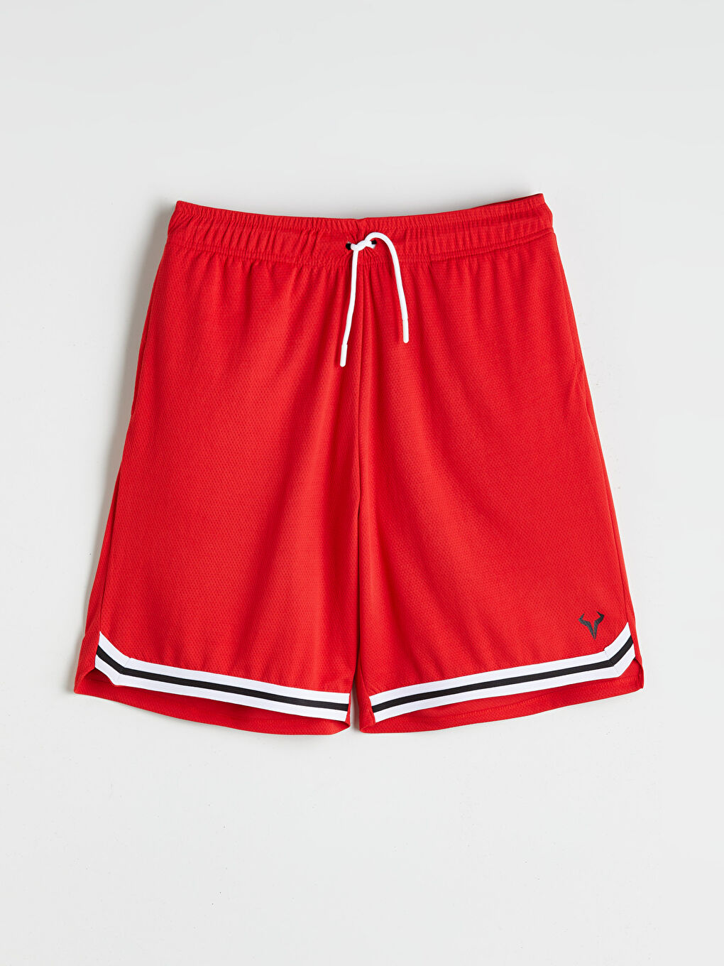 Kırmızı Rahat Kalıp Erkek Spor Şort-4