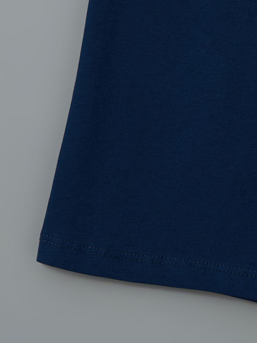 Lacivert Beli Lastikli Erkek Çocuk Pijama Şort-1