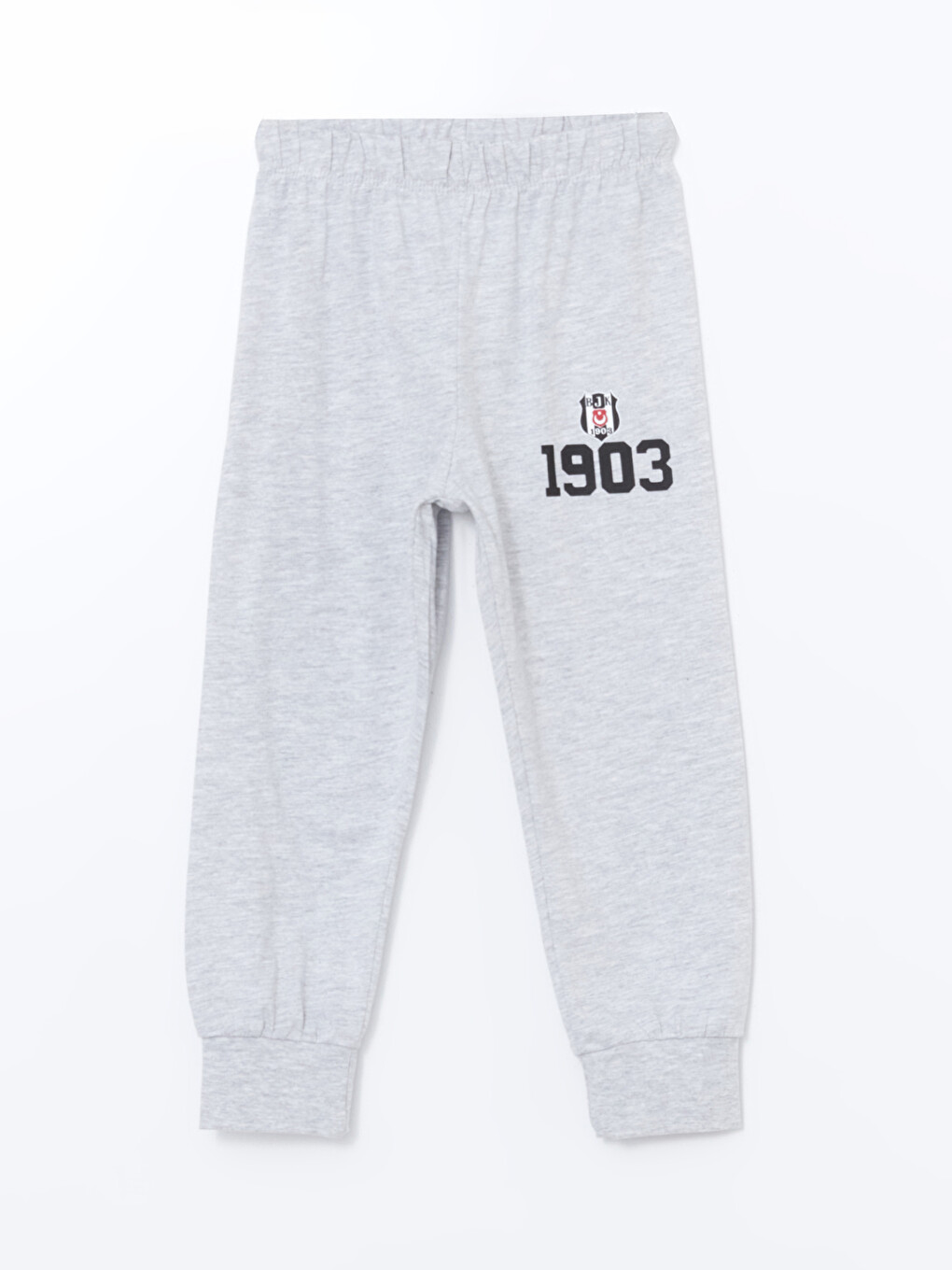 Gri Beşiktaş Baskılı Erkek Çocuk Pijama Alt