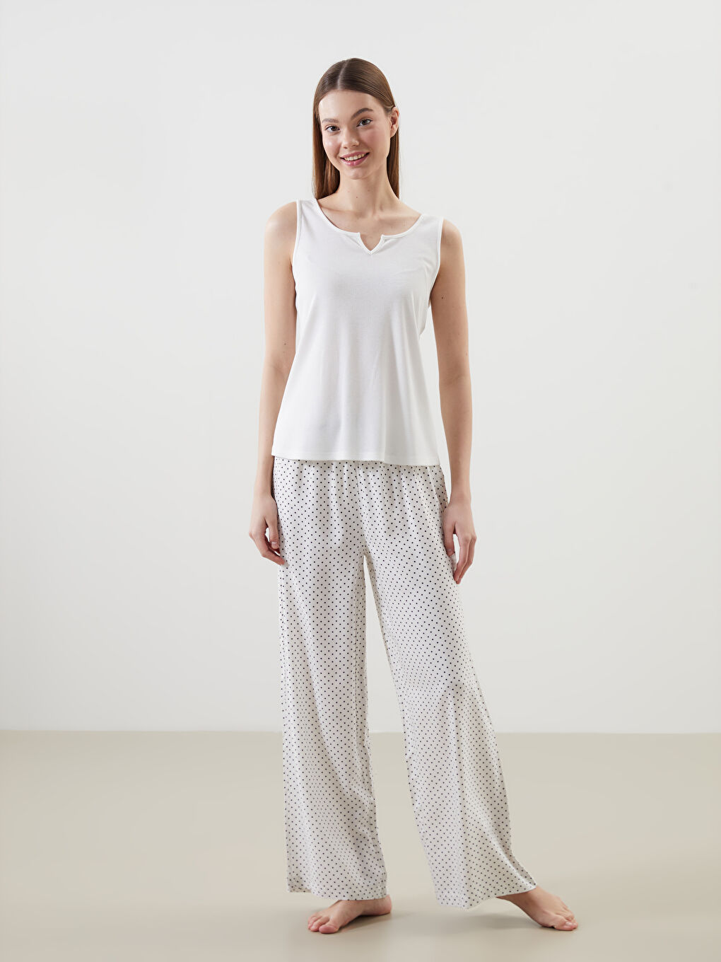 Woman ECRU Pyjama Set -S5I624Z8-LRA