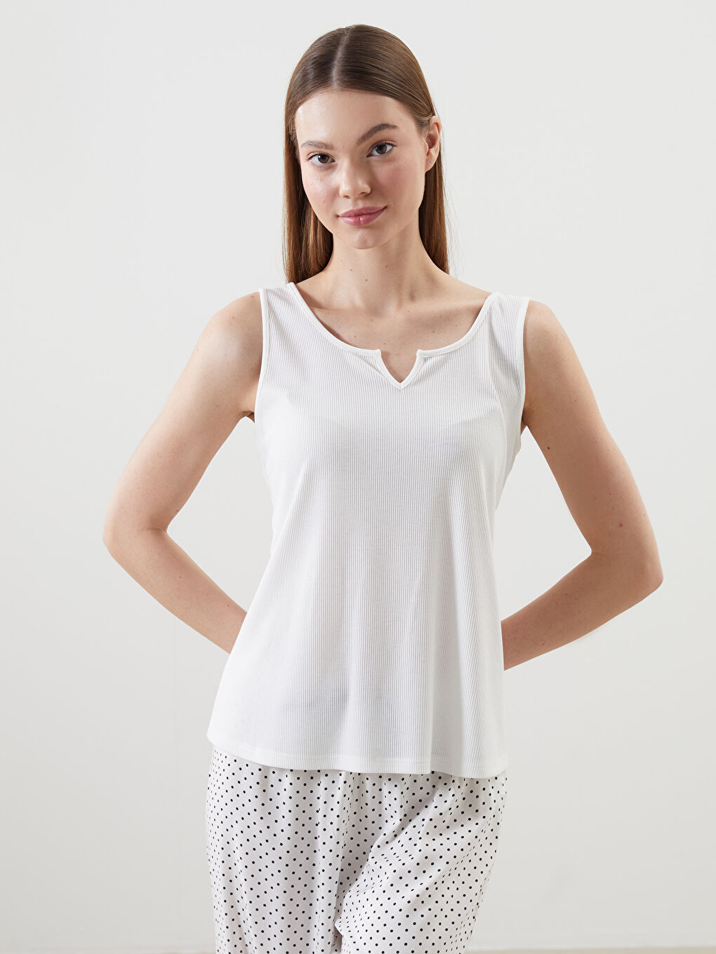 Woman ECRU Pyjama Set -S5I624Z8-LRA