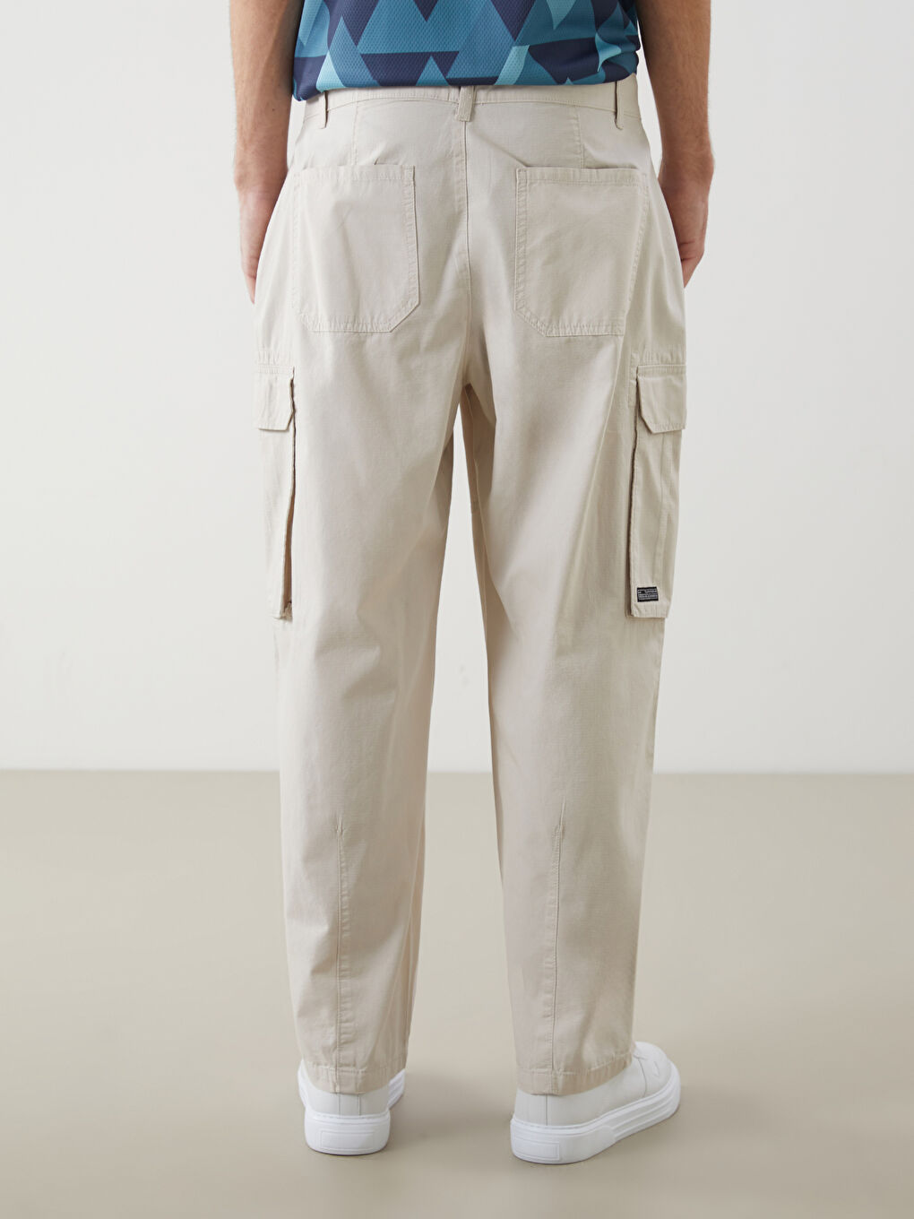 Relaxed Fit Men's Cargo Trousers -S5I654Z8-VKC