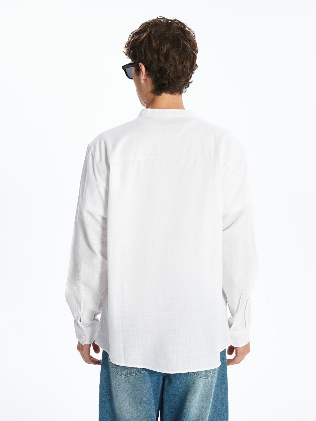 XSIDE Košulja za muškarce Regular Fit, dugih rukava, od mešavine lana -S5I676Z8-Q6K