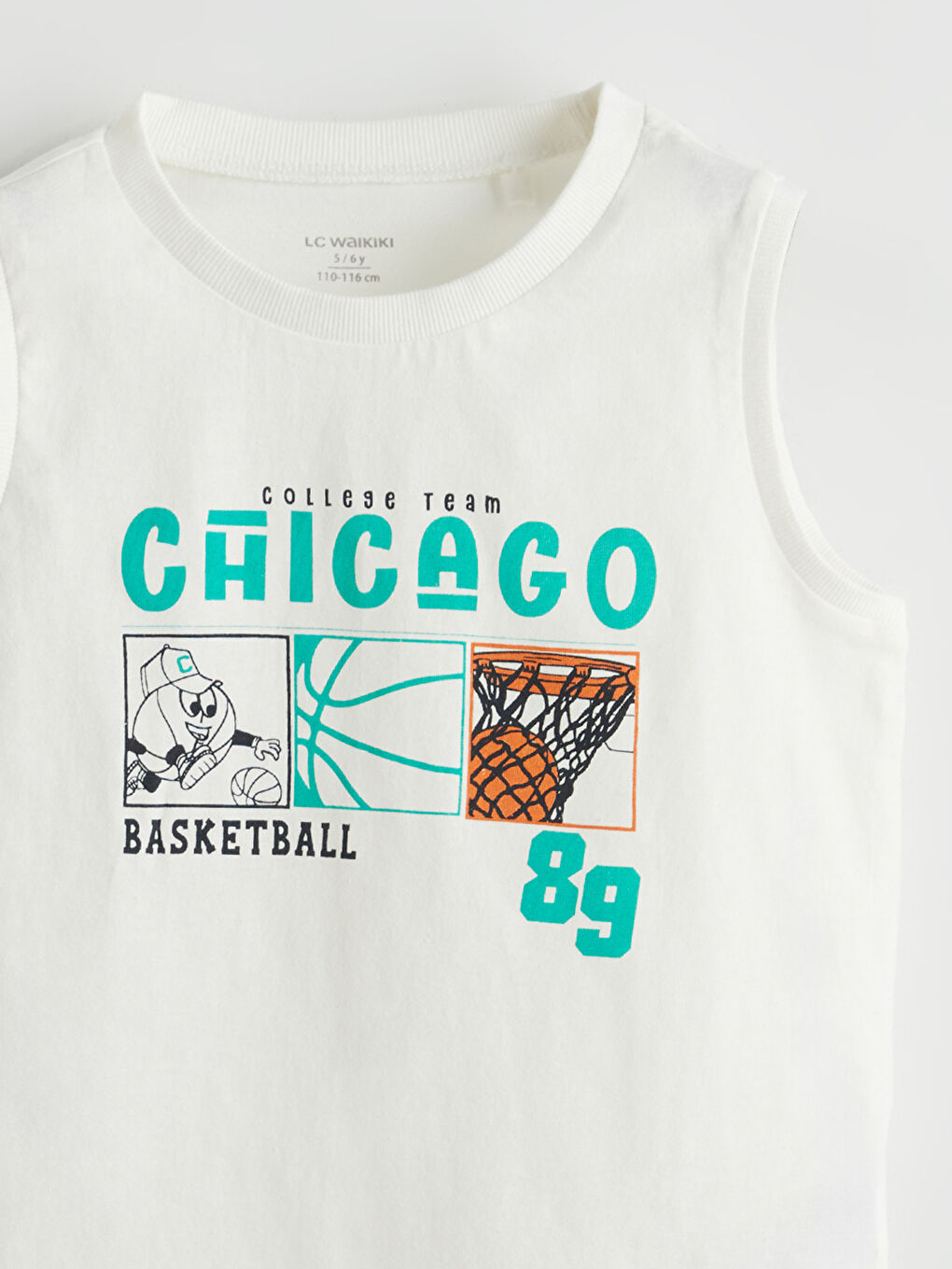 LCW Kids Printed Boys' Tank Top and Shorts 2 Pack -S5I737Z1-R9J
