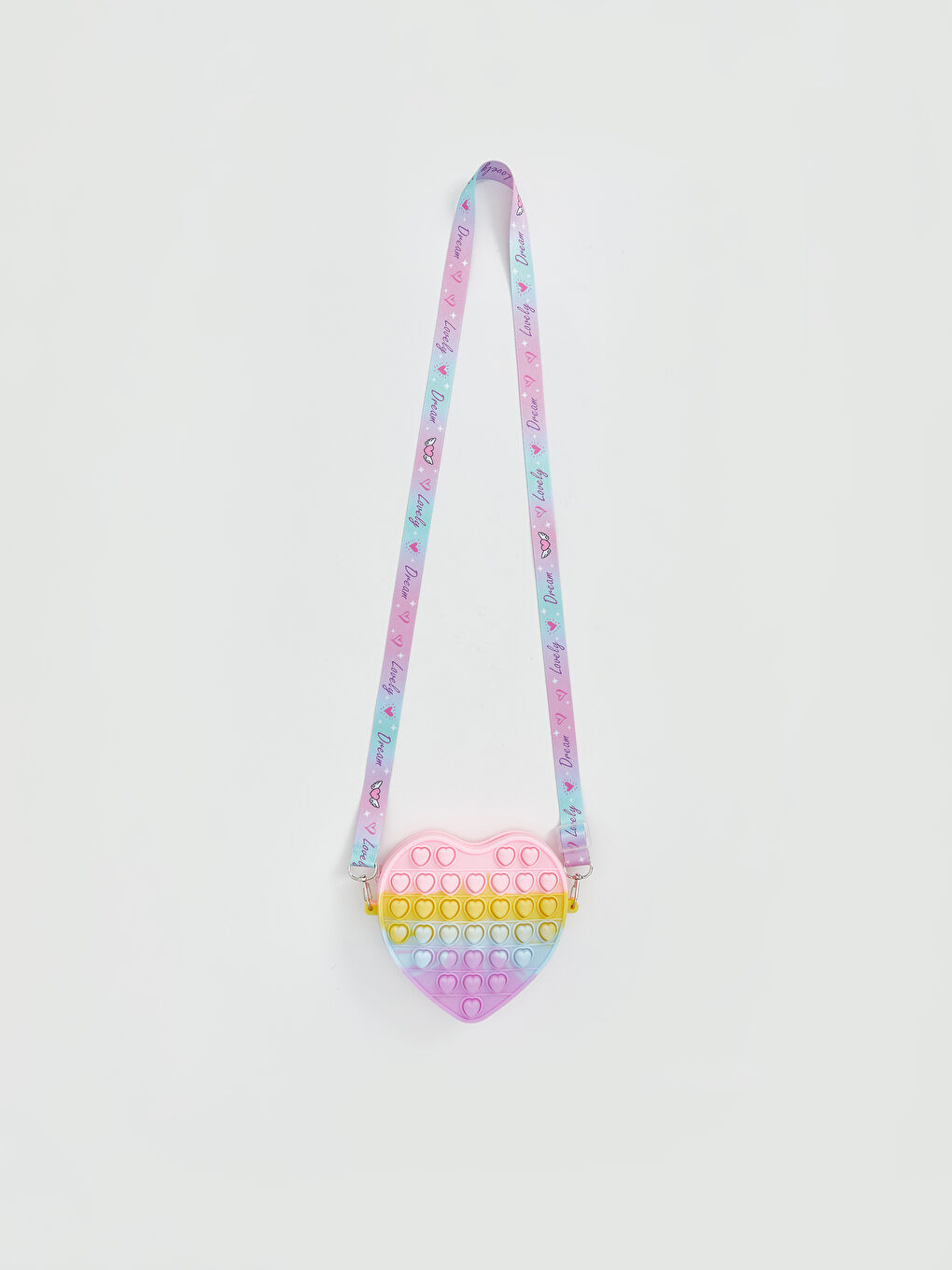 Heart-Shaped Pop It Girl’S Crossbody Bag -S5I738Z4-M0T