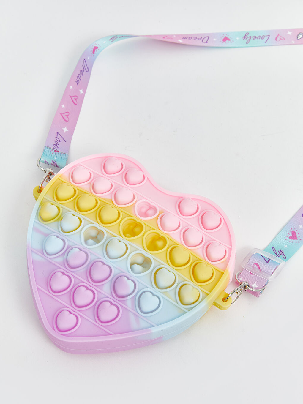 Heart-Shaped Pop It Girl’S Crossbody Bag -S5I738Z4-M0T