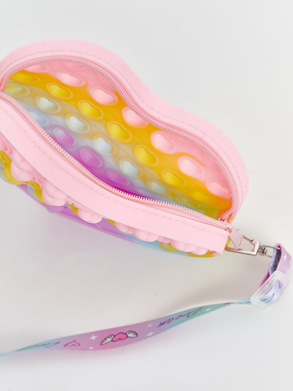 Heart-Shaped Pop It Girl’S Crossbody Bag -S5I738Z4-M0T