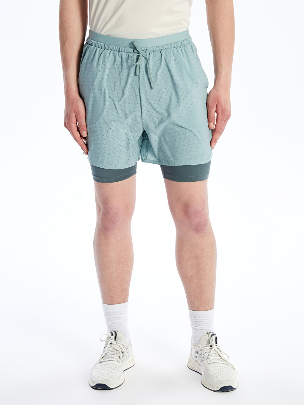 Slim Fit Men's Shorts with Tights -S5I741Z8-GD2