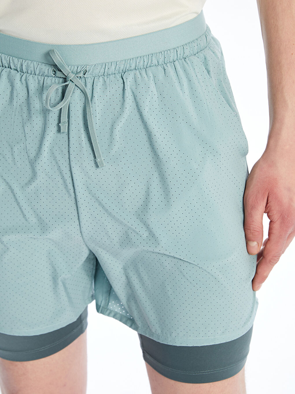 Slim Fit Men's Shorts with Tights -S5I741Z8-GD2