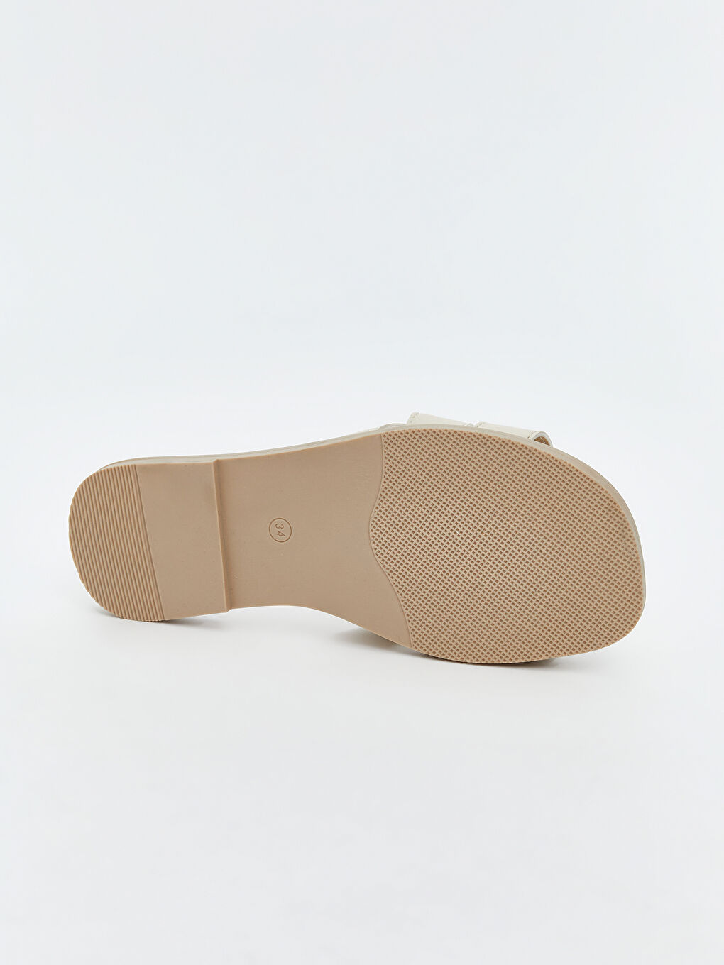 Gri Deri Görünümlü Kız Çocuk Terlik-3