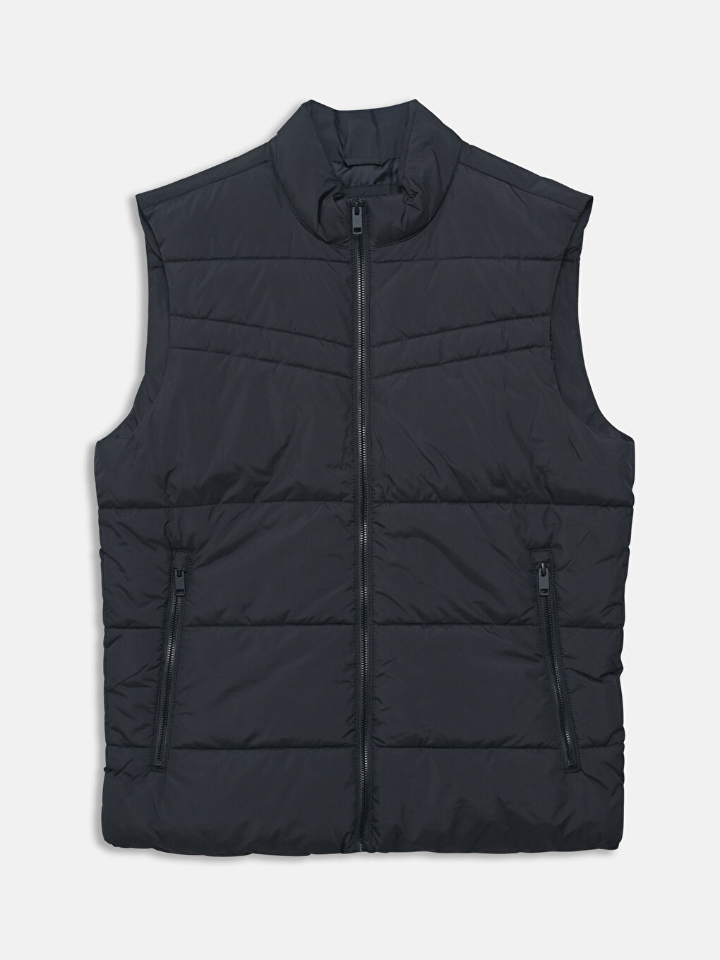 Standard Fit Funnel Neck Men's Puffer Gilet -S5I803Z8-CVL