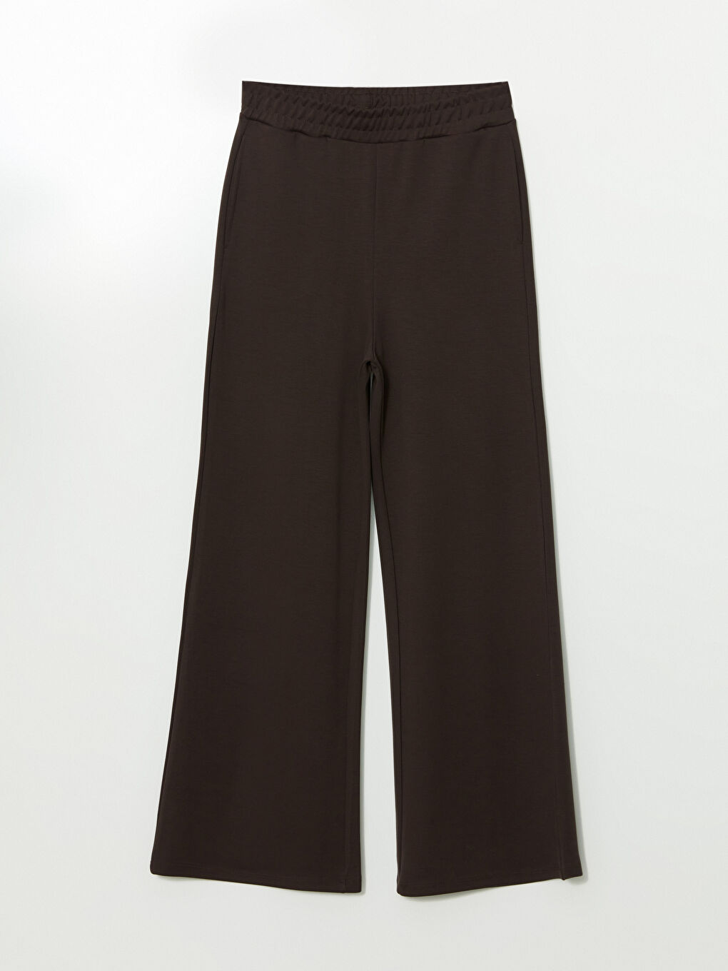 Women's Wide Leg Elastic Waist Tracksuit Bottom -S5I811Z8-HMK