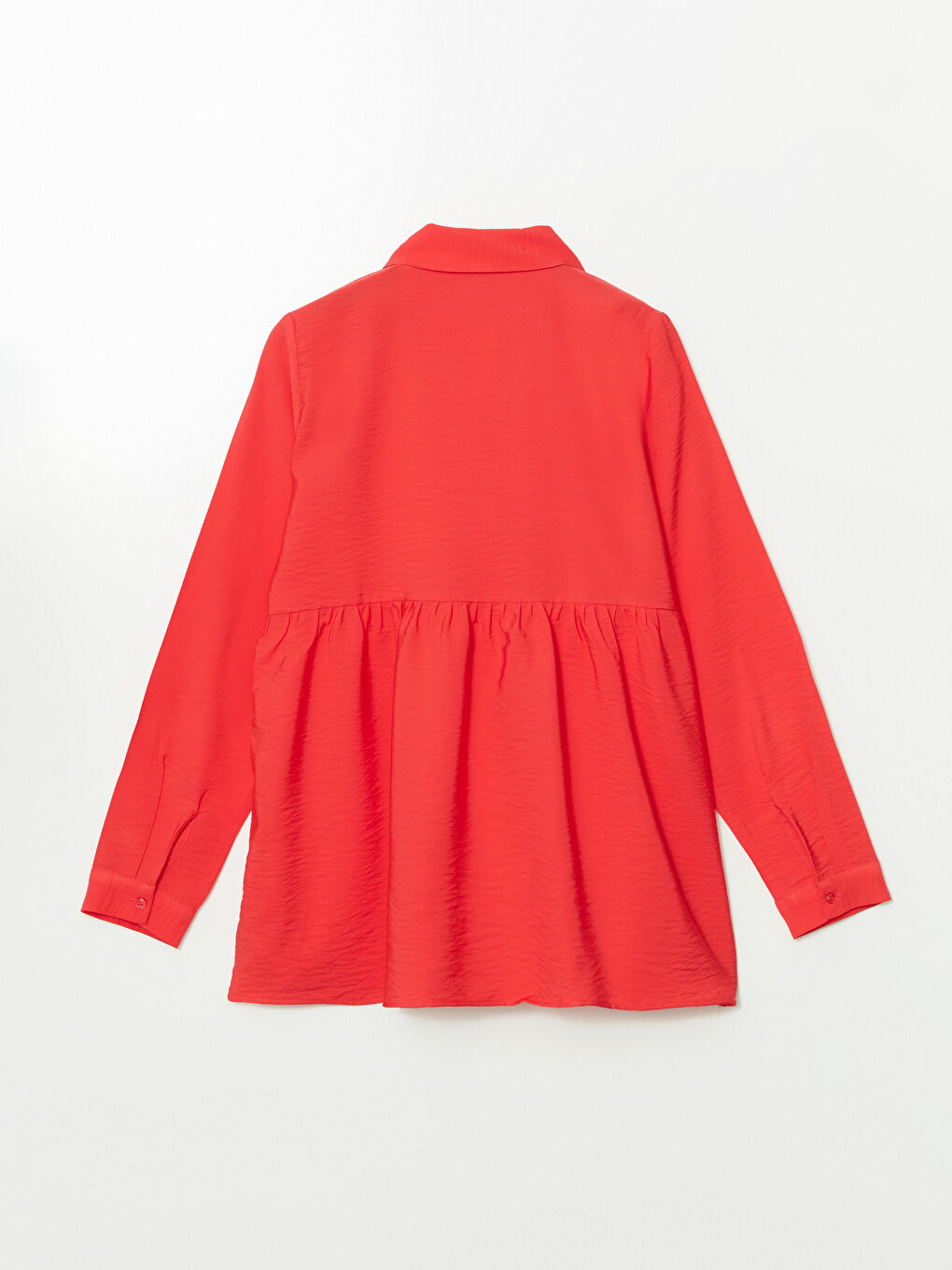 Kırmızı Regular Fit Kadın Gömlek Tunik-5