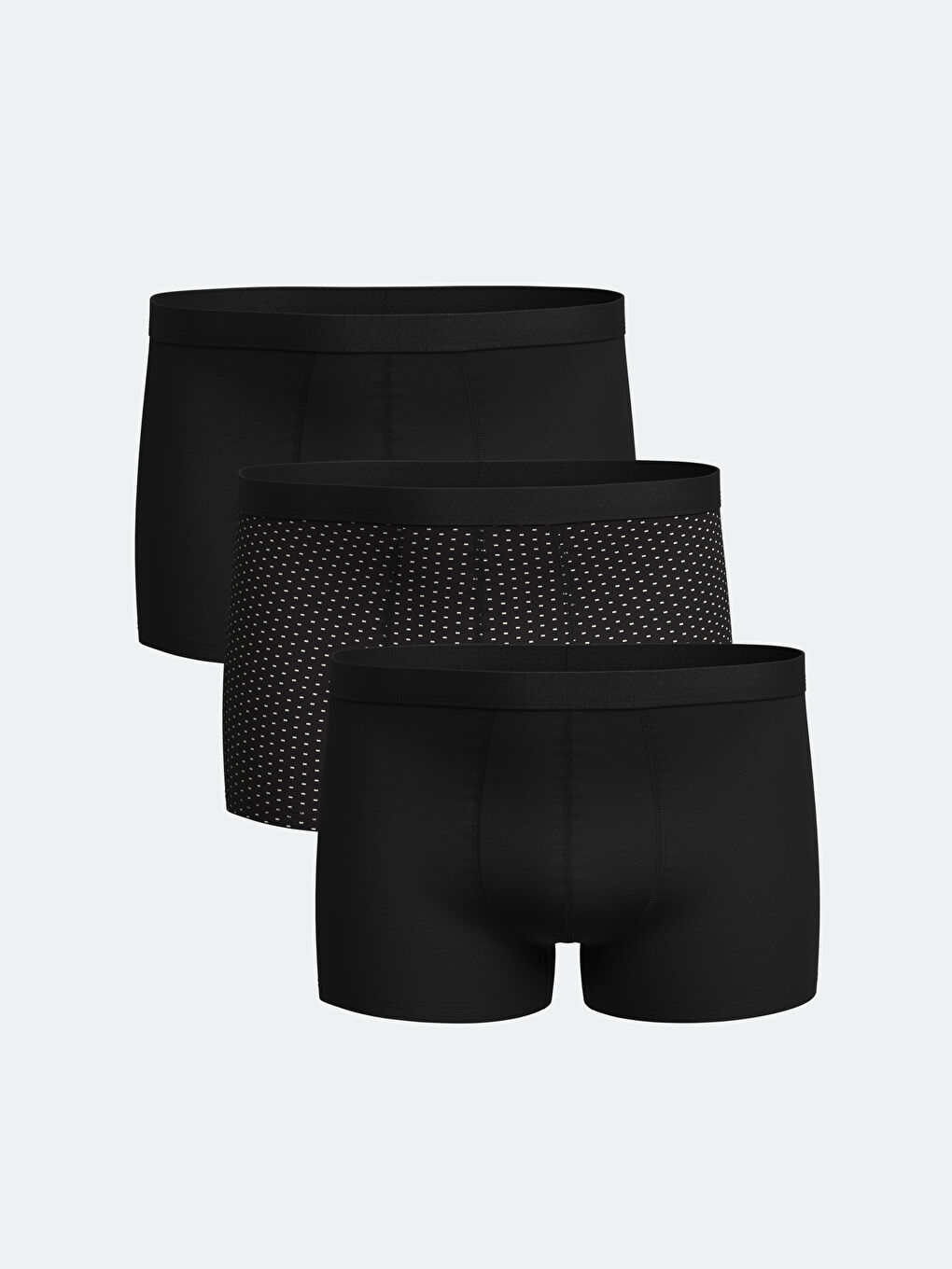 Standard Fit Cotton Flexible Men's Boxer 3-Piece -S5I819Z8-F9C