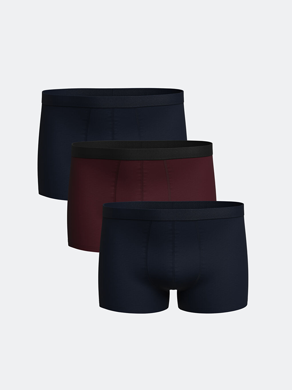 Standard Fit Cotton Flexible Men's Boxer 3-Piece -S5I904Z8-F9C